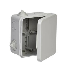 Коробка КМ 100х100х50 GENERICA (UKO31-100-100-050-K03-54G). Коробка распаячная для открытой проводки. GENERICA