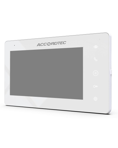 AT-VD720W WH. Монитор домофона цветной с функцией «свободные руки». AccordTec в Люберцах