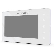 AT-VD710W WH. Монитор домофона цветной с функцией «свободные руки». AccordTec