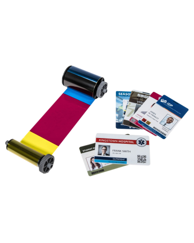 ASOL-YMCKO250. Лента полноцветная с черной панелью и оверлеем (YMCKO) с чистящим роликом. Advent SOLID в Люберцах