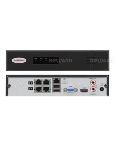 BK0104H2-P4. IP-видеорегистратор 4-канальный. Beward в Люберцах