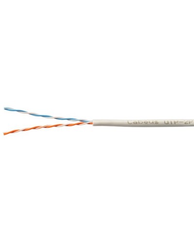 UTP-2P-Cat.5e-SOLID-LSZH-GY-LIGHT-100 (11079c-5). Кабель «витая пара» (LAN) для структурированных систем связи. CABEUS в Люберцах