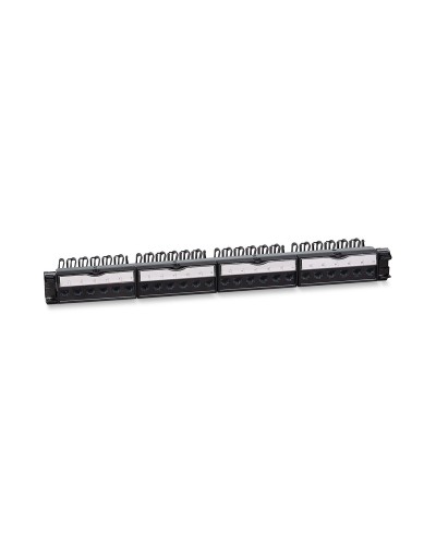 PL-24-KJ-RJ45-Cat.6-180T (11831c): Патч-панель 19" (1U), 24 порта RJ-45, категория 6, с задним кабельным организатором в Люберцах