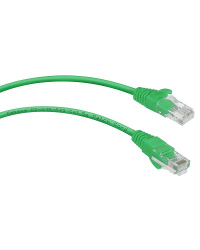 PC-UTP-RJ45-Cat.5e-2m-GN (7455c), зелёный. Патч-корд медный. CABEUS в Люберцах