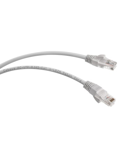 PC-UTP-RJ45-Cat.6-15m-LSZH (9595c), серый. Патч-корд медный. CABEUS в Люберцах