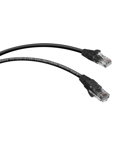 PC-UTP-RJ45-Cat.5e-0.15m-BK-LSZH (9534c), чёрный. Патч-корд медный. CABEUS в Люберцах