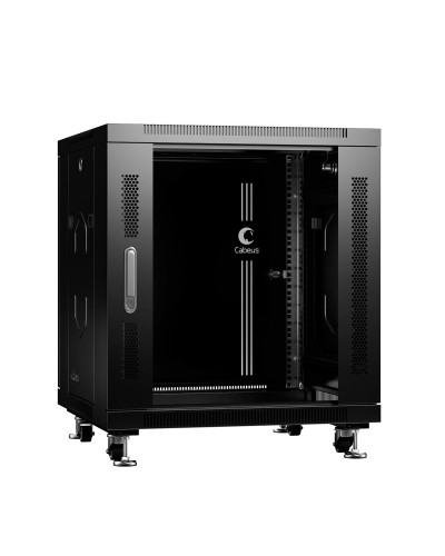 SH-05C-12U60/60-BK (8554c). Шкаф телекоммуникационный 19 напольный 12U. CABEUS в Люберцах