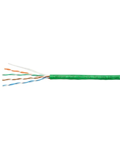 UTP-4P-Cat.5e-SOLID-LSLTx-GN-100 (10990c-5). Кабель «витая пара» (LAN) для структурированных систем связи. CABEUS в Люберцах