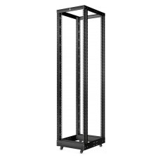 RA-45U-1000-BK (10161c). Открытая стойка 19, 45U, двухрамная, усиленная, цвет черный. CABEUS