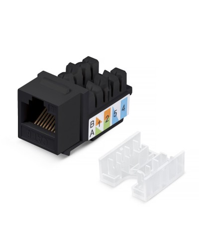 KJ-RJ45-Cat.6-90-SW-BK (10102c). Вставка Keystone Jack RJ-48. CABEUS в Люберцах