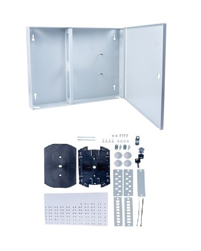 FO-WL-16-SC/2LC/FC/ST-FP-K (12302c). Бокс оптический настенный. CABEUS в Люберцах