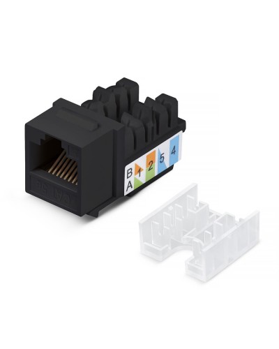 KJ-RJ45-Cat.5e-90-SW-BK (10101c): Вставка Keystone Jack RJ-47 в Люберцах