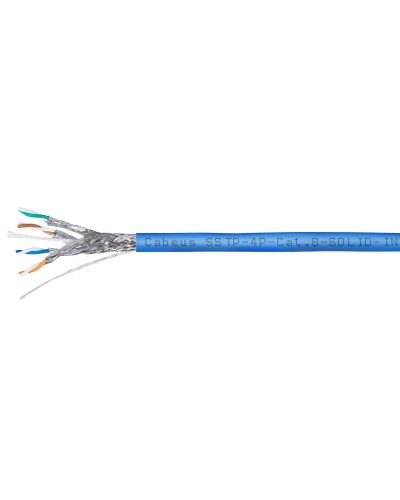 SSTP-4P-Cat.8-SOLID-IN-LSZH-BL (7750c). Кабель «витая пара» (LAN) для структурированных систем связи. CABEUS в Люберцах