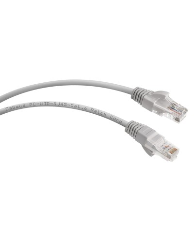 PC-UTP-RJ45-Cat.6-20m (8791c), серый. Патч-корд медный. CABEUS в Люберцах