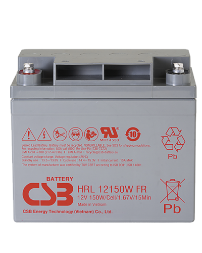 CSB HRL 12150W FR. Аккумулятор герметичный свинцово-кислотный. CSB в Люберцах