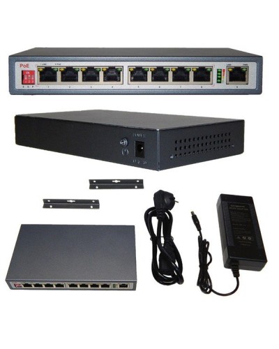 CO-SWP9C. Коммутатор 8-портовый  Gigabit Ethernet с PoE. ComOnyx в Люберцах