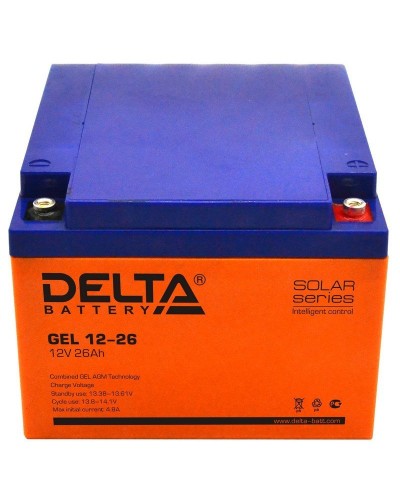 Delta GEL 12-26. Аккумулятор герметичный свинцово-кислотный. Delta в Люберцах