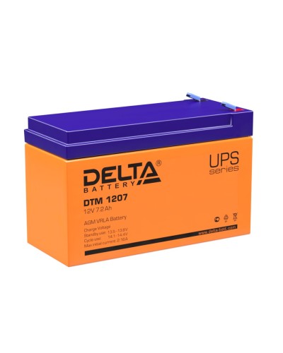 Delta DTM 1207. Аккумулятор герметичный свинцово-кислотный. Delta в Люберцах