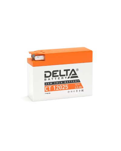 Delta CT 12025. Аккумулятор герметичный свинцово-кислотный стартерный. Delta в Люберцах