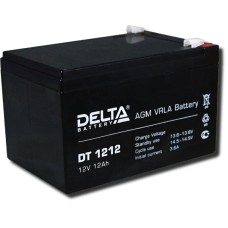 Delta DT 1212. Аккумулятор герметичный свинцово-кислотный. Delta