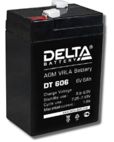 Delta DT 606. Аккумулятор герметичный свинцово-кислотный. Delta в Люберцах
