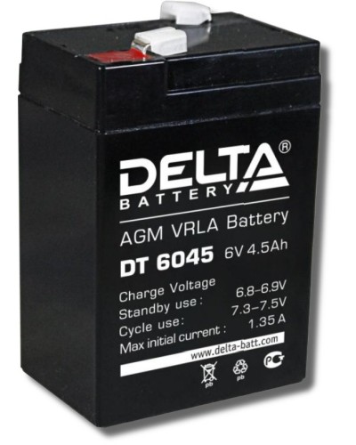 Delta DT 6045. Аккумулятор герметичный свинцово-кислотный. Delta в Люберцах