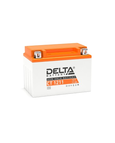 Delta CT 1211. Аккумулятор герметичный свинцово-кислотный стартерный. Delta в Люберцах