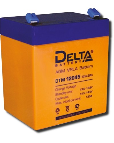 Delta DTM 12045. Аккумулятор герметичный свинцово-кислотный. Delta в Люберцах
