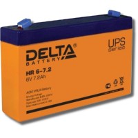 Delta HR 6-7.2. Аккумулятор герметичный свинцово-кислотный. Delta