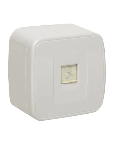 Минск Розетка RJ-45 1-местная ОП 1А (EGK01-035-10). Розетка RJ-45 1-местная ОП 1А. EKF в Люберцах