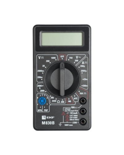 Мультиметр цифровой M830B Master (In-180701-bm830B). Мультиметр цифровой. EKF в Люберцах