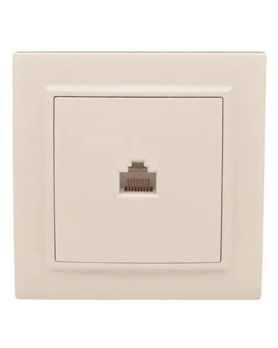 Минск Розетка RJ-45 1-мест. СП (ERK01-035-20). Розетка RJ-45 1-мест. СП. EKF в Люберцах