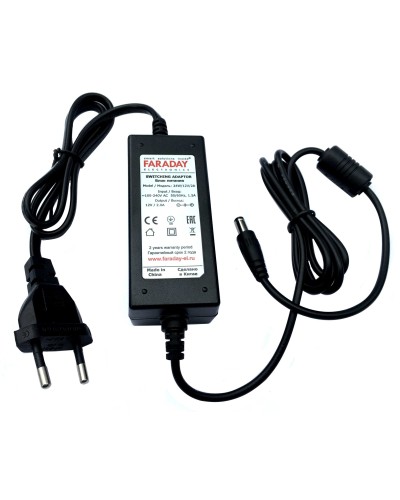 24W/12V/2A. Импульсный блок питания в пластиковом корпусе. FARADAY в Люберцах