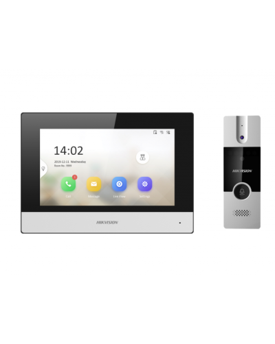 DS-KIS302-P. Комплект IP видеодомофона. Hikvision в Люберцах