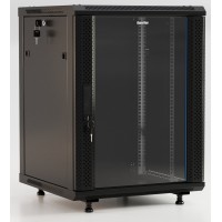 TWB-FC-1245-GP-RAL9004. Шкаф телекоммуникационный 19 настенный 12U. Hyperline