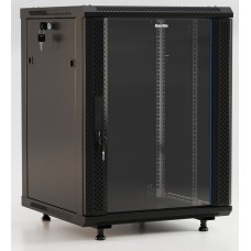 TWB-FC-1245-GP-RAL9004. Шкаф телекоммуникационный 19 настенный 12U. Hyperline