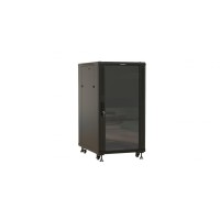 TTBR-1868-AS-RAL9004. Шкаф телекоммуникационный 19 напольный 18U. Hyperline