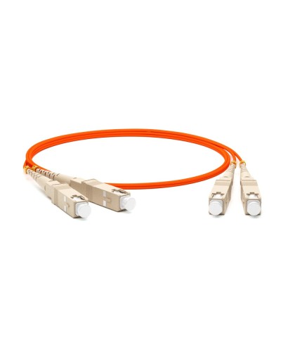 FC-D2-50-SC/PR-SC/PR-H-1M-LSZH-OR. Патч-корд волоконно-оптический SC-SC. Hyperline в Люберцах