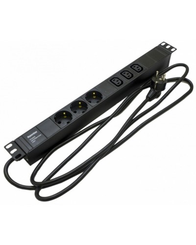 SHE19-3SH-3IEC-2.5EU. Блок розеток 19. Hyperline в Люберцах