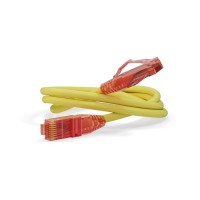 PC-LPM-UTP-RJ45-RJ45-C5e-0.15M-LSZH-YL. Патч-корд медный. Hyperline