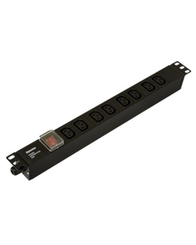 SHE19-8IEC-S-CB. Блок розеток 19. Hyperline в Люберцах