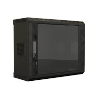 TWS-1525-GP-RAL9004. Шкаф телекоммуникационный 19 настенный 15U. Hyperline