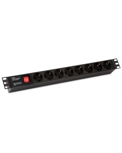 SHE19-8SH-S-IEC. Блок розеток 19. Hyperline в Люберцах