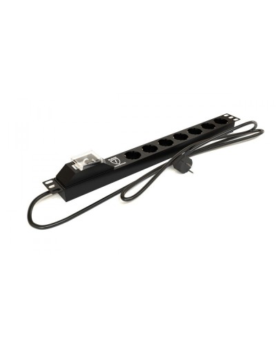 SHE19-7SH-BF-2.5EU. Блок розеток 19. Hyperline в Люберцах