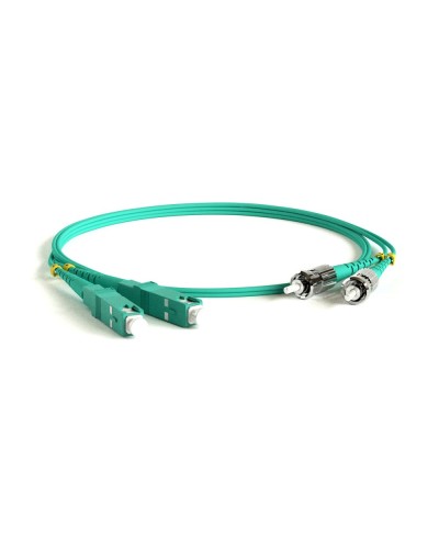 FC-D2-503-SC/PR-ST/PR-H-3M-LSZH-AQ. Патч-корд волоконно-оптический многомодовый. Hyperline в Люберцах