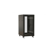 TTBR-1861-DD-RAL9004. Шкаф телекоммуникационный 19 напольный 18U. Hyperline