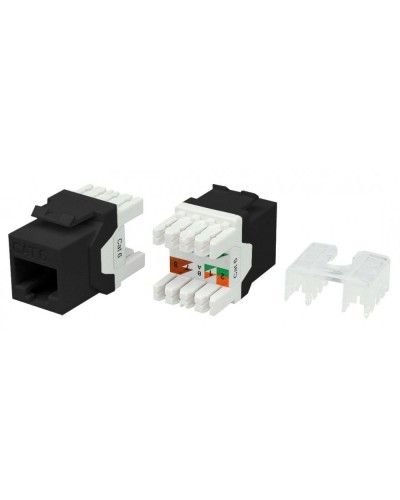 KJ8-8P8C-C6-180-BK. Вставка Keystone Jack RJ-45. Hyperline в Люберцах