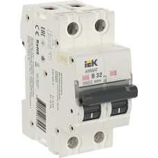 M06N 2P B 32А 6кА ARMAT (AR-M06N-2-B032). Автоматический выключатель. IEK