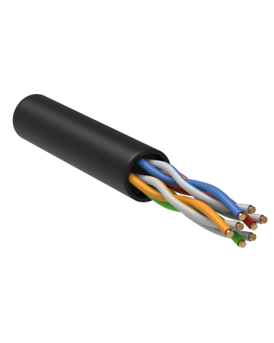 GENERICA U/UTP кат.5E 24AWG 4 пары LDPE черный (BC3-C5E04-139-305-R-G). Кабель «витая пара» (LAN) для структурированных систем связи. IEK в Люберцах