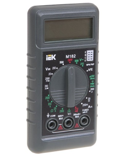 Мультиметр цифровой Compact M182 (TMD-1S-182). Мультиметр цифровой. IEK в Люберцах